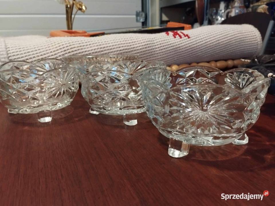 kryształowe półmiski 4 sztuki Gorzów Wielkopolski