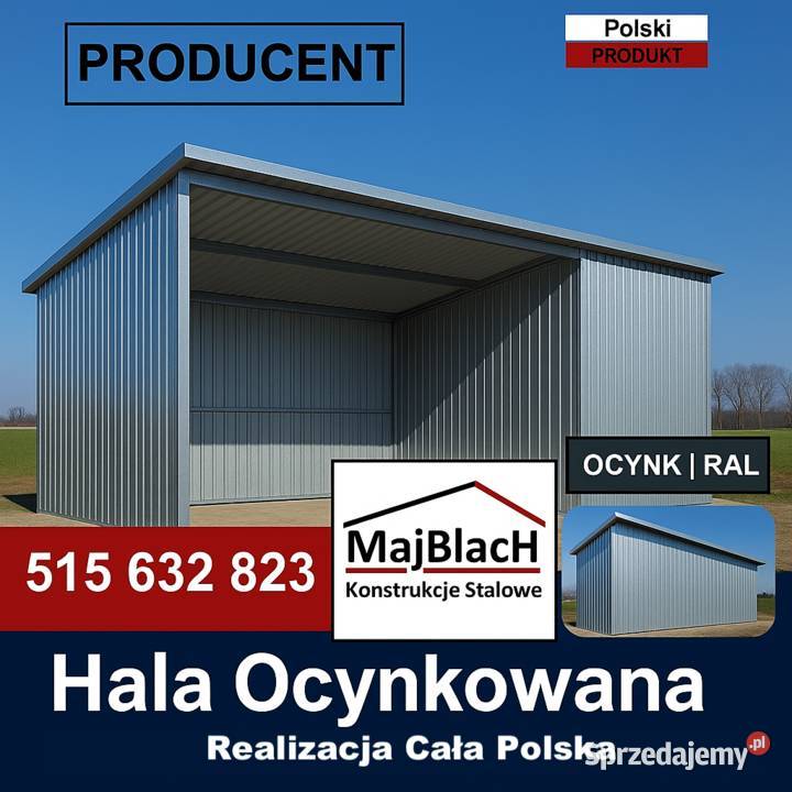 WIATA OTWARTA Garaż Blaszany Zadaszenie Blaszak Zielona Góra sprzedam