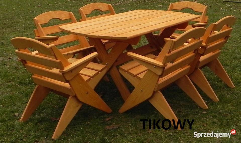 MEBLE OGRODOWE DREWNIANE śląskie Rydułtowy