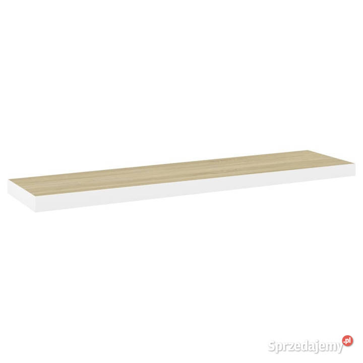 Półki ścienne 2 dębowobiałe 120 x 235 x 38 MDF mazowieckie Warszawa sprzedam