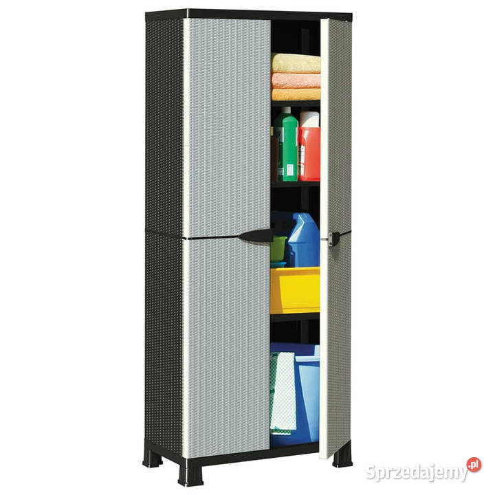 Szafka plastikowa 68x39x1715 motyw rattanu Warszawa