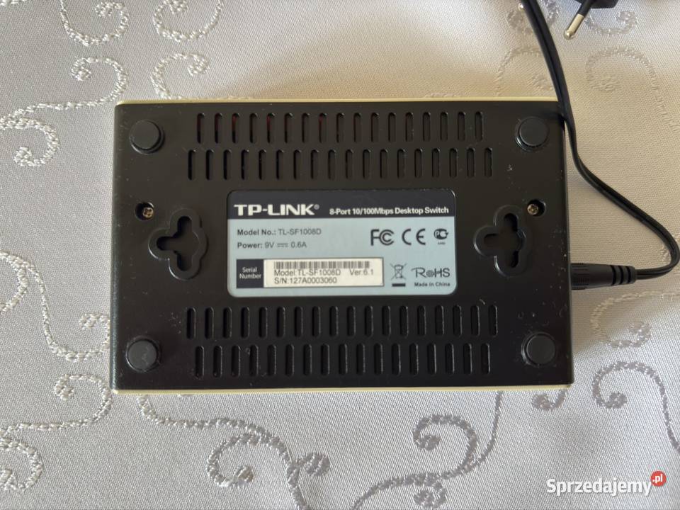Switch TPLink TLSF1008D 8portowy Fast Ethernet Czerwionka-Leszczyny