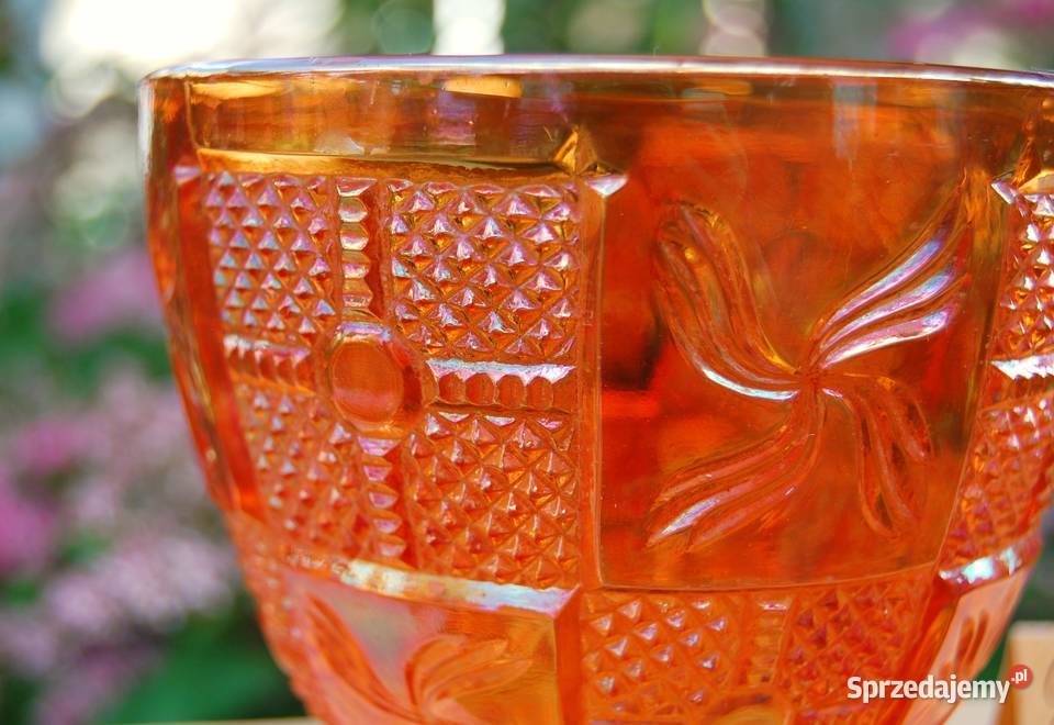 Art Deco Huta Hortensja bomboniera szkło Lublin sprzedam