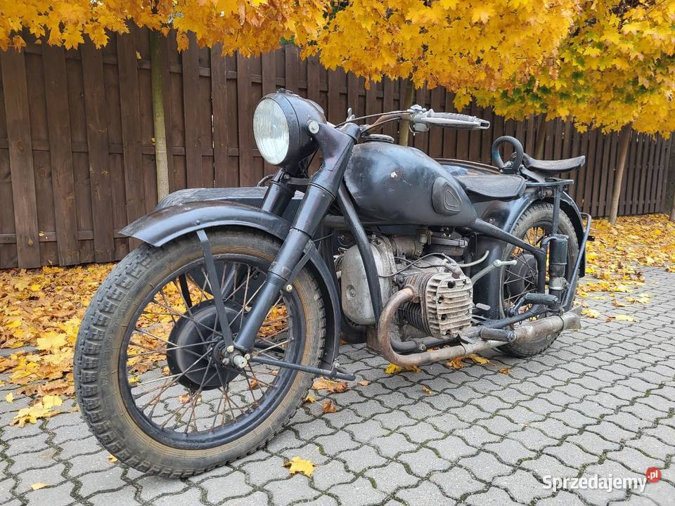 M 72 emka kmz imz ural irbit k 750 dniepr Rok produkcji 1960 Pozostałe kujawsko-pomorskie Mogilno