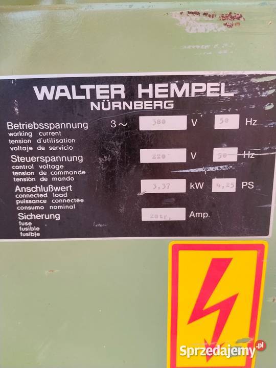 Szlifierka do elementów toczonych HEMPEL Wejherowo