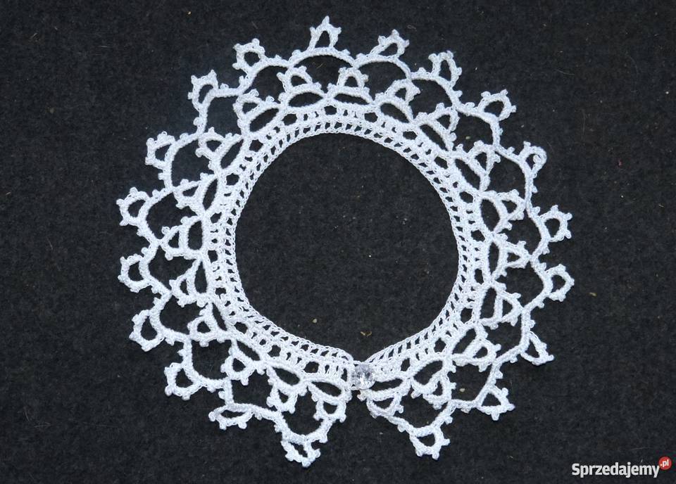 Kołnierzyki szydełkowe Pawłowice sprzedam