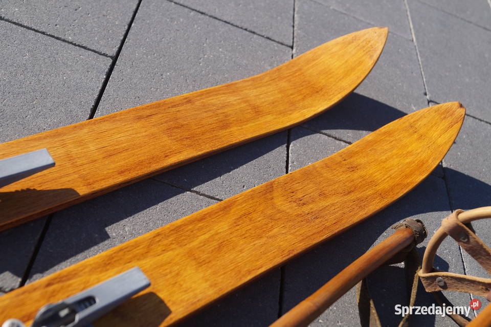 Stare narty dziecięce 100 kijki Pruchnik