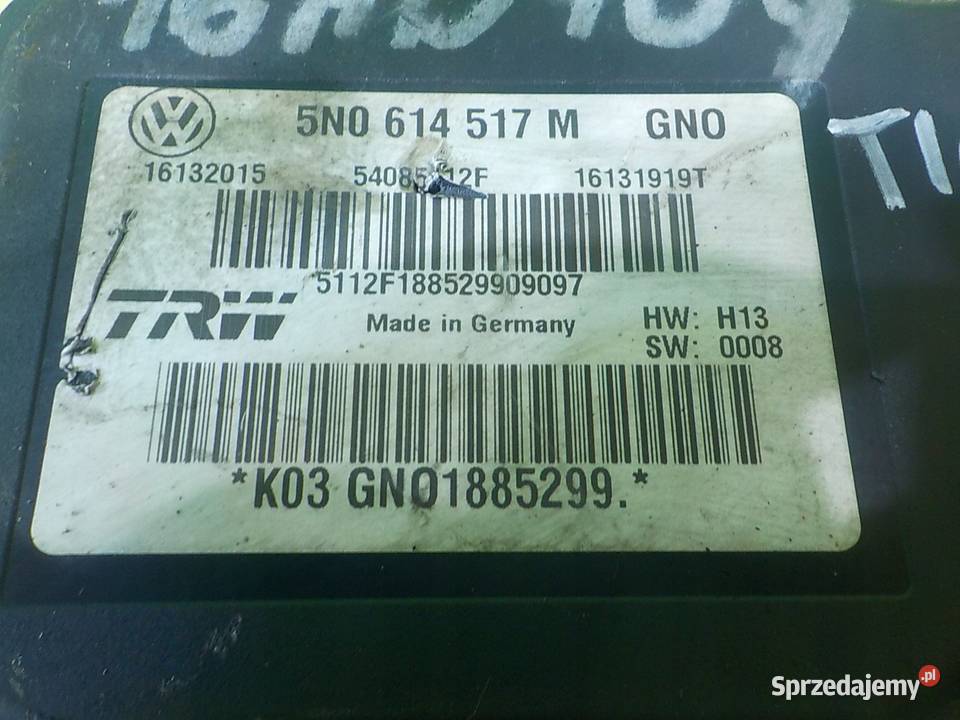 VW TIGUAN I 20 TDI AUT 09r 5D pompa ABS Suków sprzedam