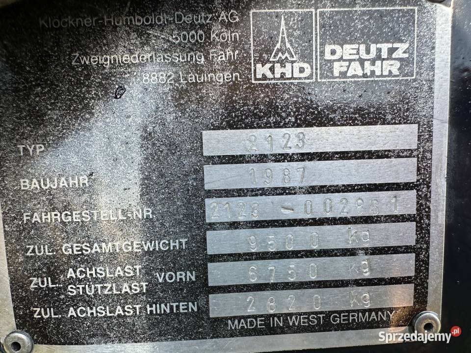 Kombajn deutz fahr m2680 Włoszczowa