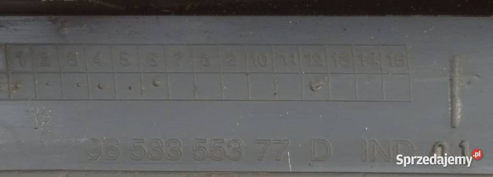Peugeot 307 listwa spoiler hokej dół dokładka Jarocin