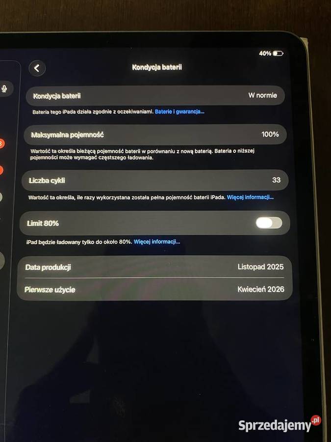 Tablet APPLE iPad Air 13 M4 2026 128GB WiFi Pozostałe Jawornik Polski