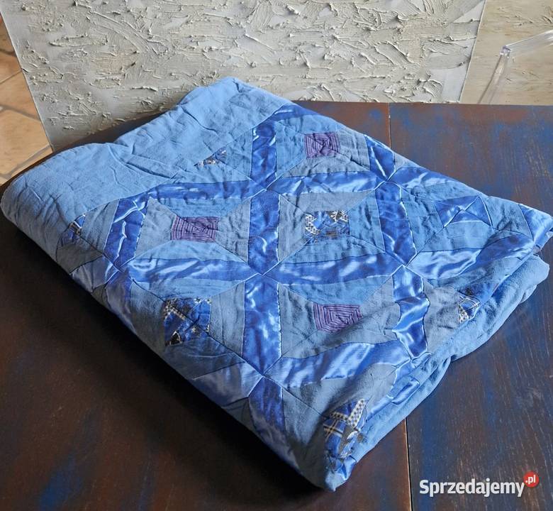 Kołdra PATCHWORK uszyty ręcznie z kawałków tk lubelskie