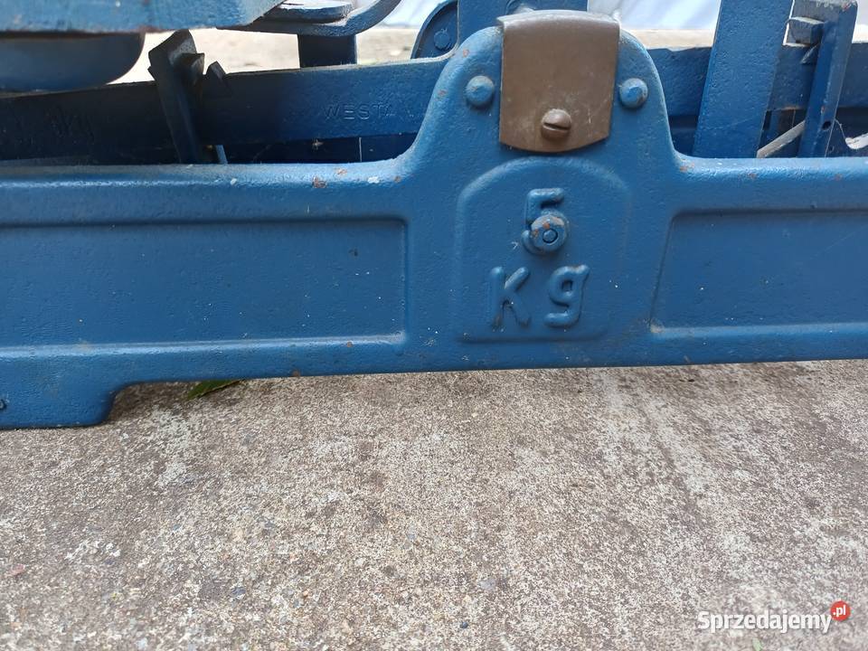 Stara szalkowa waga dolnośląskie Lubań