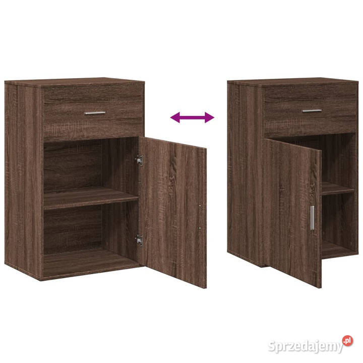 Szafka brązowy dąb 565x39x90 materiał sprzedam