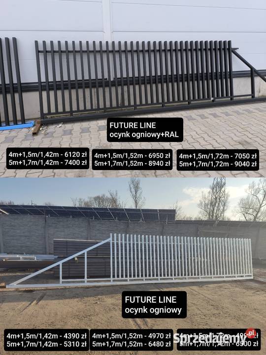 NOWOŚĆ PROMOCJA Brama przesuwna 4m FARMHOUSE Lipno