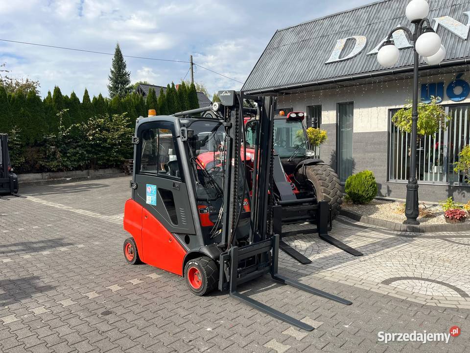 Wózek widłowy LINDE H20T duplex kabina 391 Brzeźnica