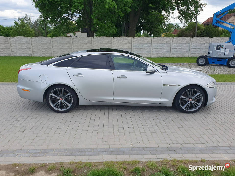 Jaguar XJ 30d 275 Full 2011r Raty Zamiana X351 srebrny opolskie Strobice sprzedam