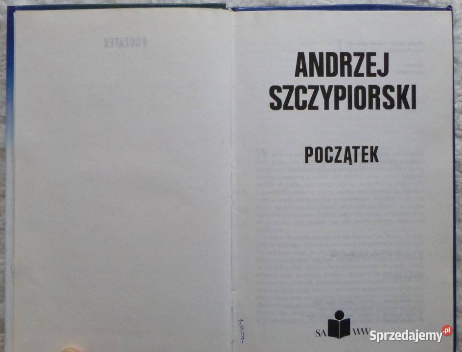 Początek Andrzej Szczypiorski Warszawa