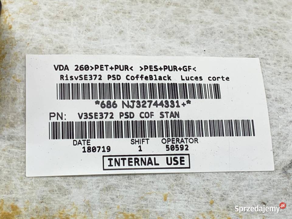 PODSUFITKA SEAT LEON III 20 300 TAPICERKA