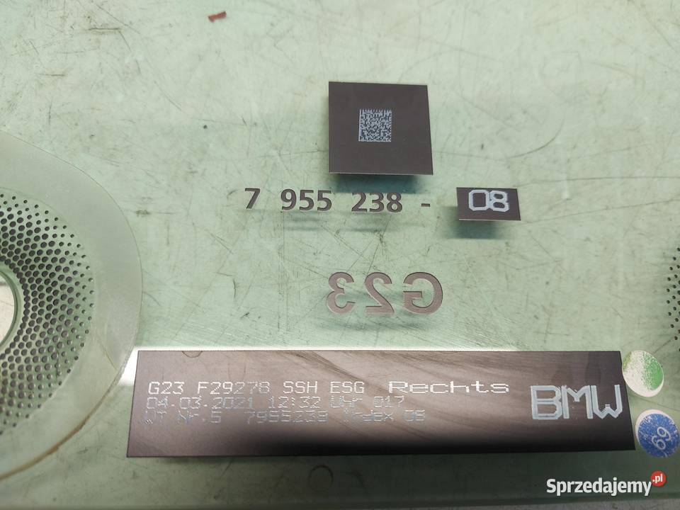 BMW G23 G22 M440i Cabrio Szyba tył prawa 2020 sprzedam