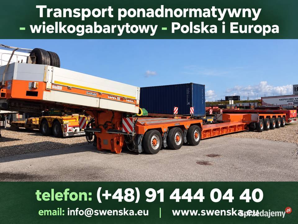 Transport ponadnormatywny wielkogabarytowy