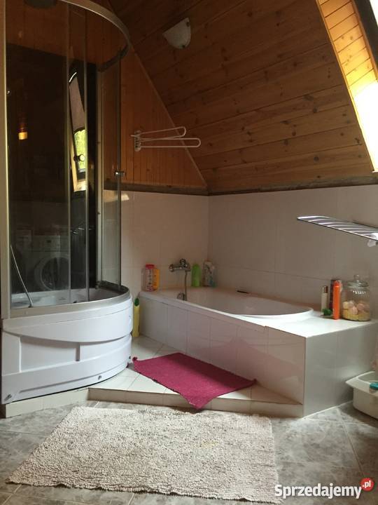 Dom ze stawem siedlisko rekreacja cicha okolica asfalt Dawia