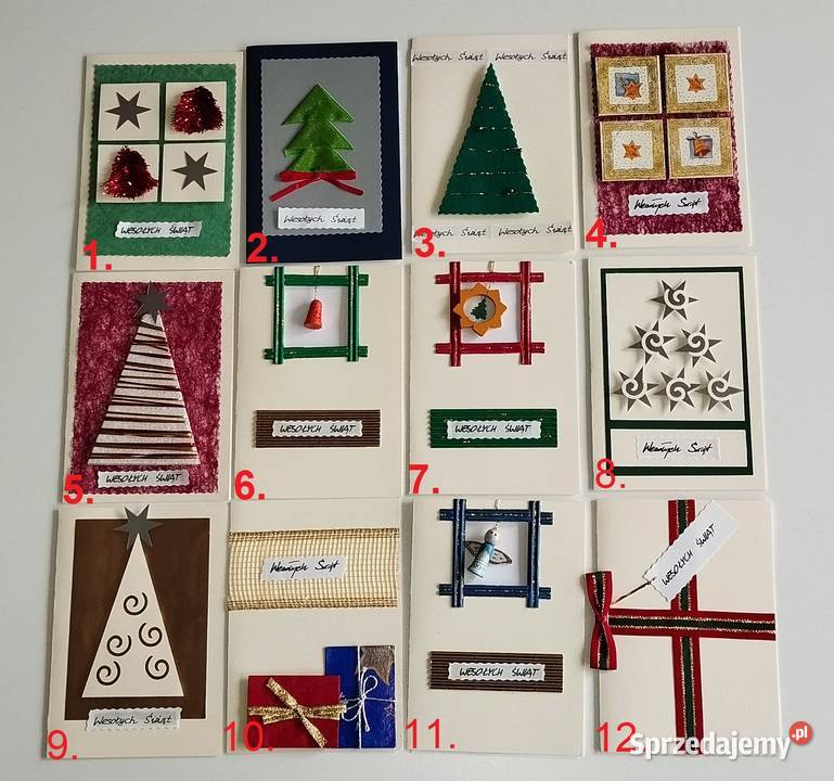 Kartki świąteczne handmade