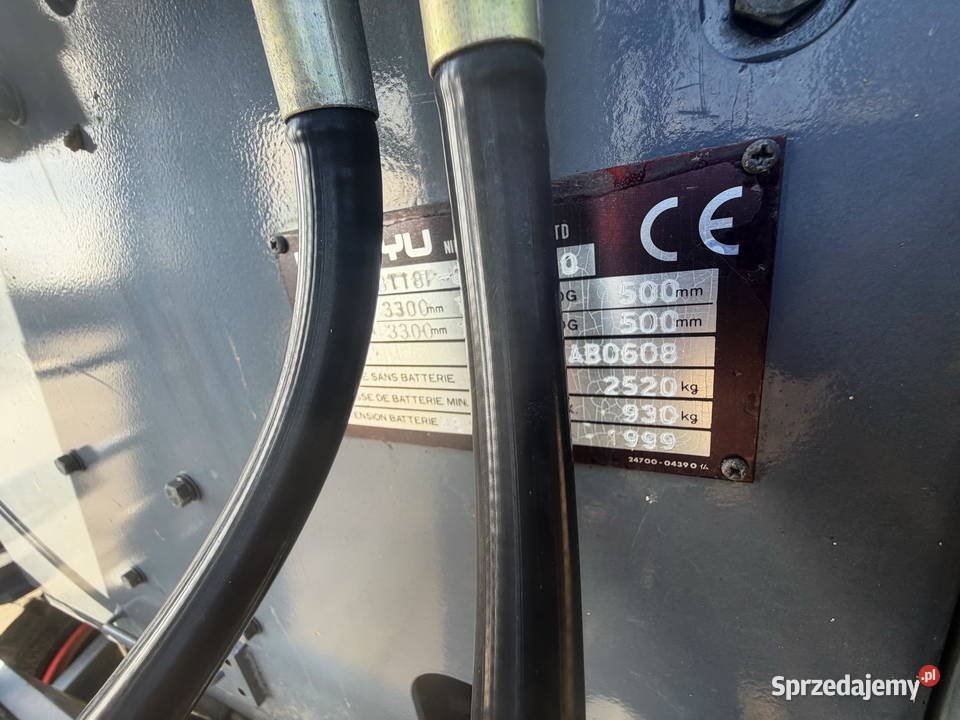 wózek widłowy elektryczny NICHIYU FBT16 1600 Działoszyn