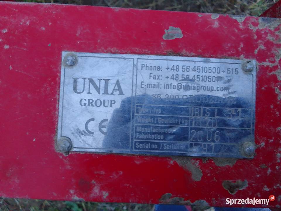 Pług Unia Ibis l Tomaszówka