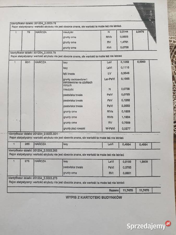 HAŃCZAsiedlisko i ziemia orna i leśna Suwałki sprzedam