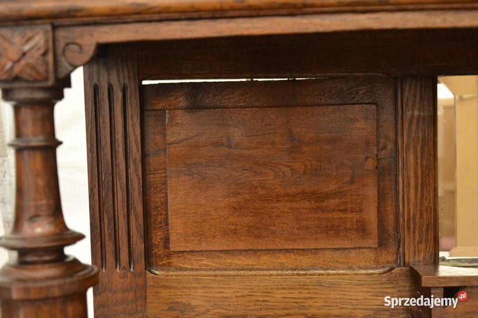 kredens dębowy secesja