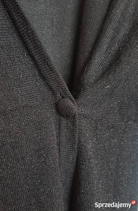 Sweter kardigan HM 38 M czarny srebrna nitka Rozmiar 38(M) Szczecin