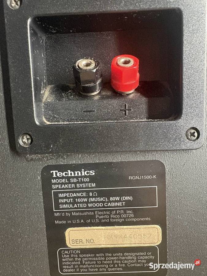 Głośniki i wzmacniacz technics Elektronika Gdańsk