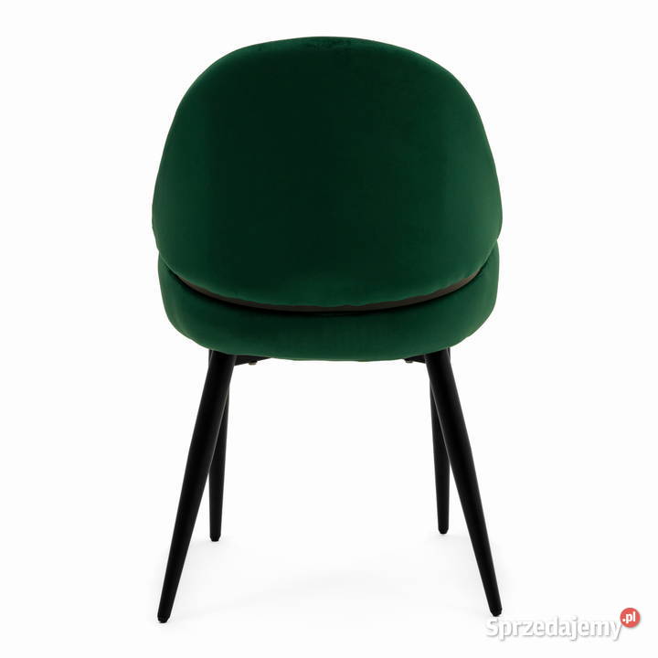 Krzesło Tapicerowane Bergamo Butelkowa Zieleń