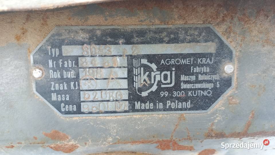 Siewnik Poznaniak na docisku ze znacznikami nieuszkodzony Sadzenie/siewniki Kielce