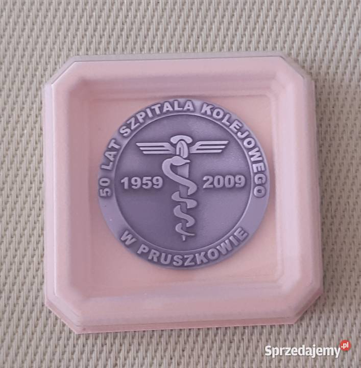 Medal odznaka 50 lat Szpitala Kolejowego w Pruszków