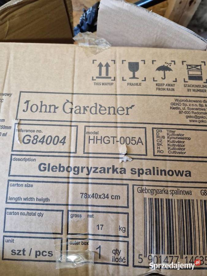 Glebogryzarka spalinowa 37 G84004 52 Głogowa
