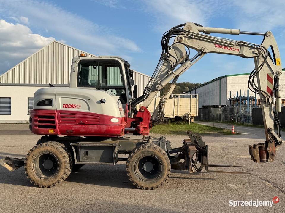 Koparka kołowa Takeuchi TB 295W 2016 Koparki Jeziorko sprzedam