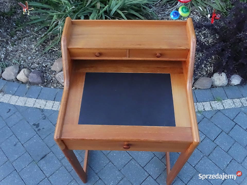 Stylowe biurko VINTAGE Sekretarzyk Mid Century Biłgoraj