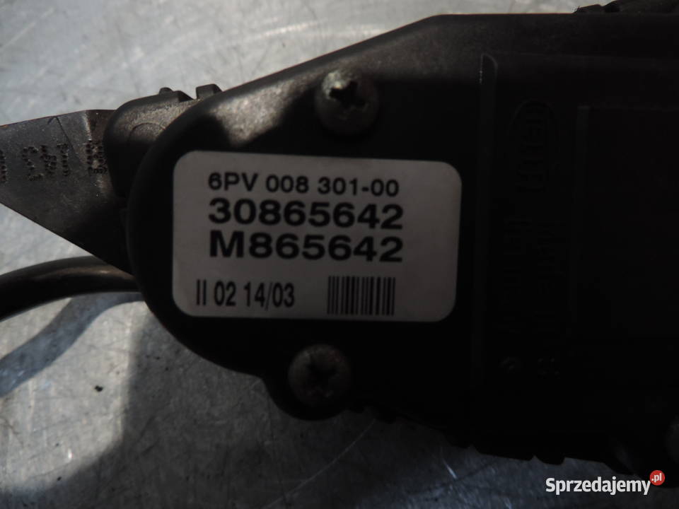 VOLVO S40 V40 19 DCI POTENCJOMETR GAZU 30865642 Rok produkcji 2003 Nowy Sącz