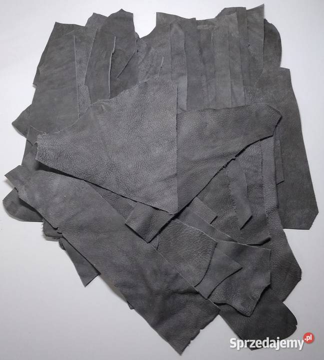 Skóra Naturalna Włoska Szara Postarzana średnie Gdańsk sprzedam