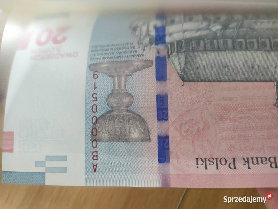 ZESTAW Banknot 1050 Chrztu Długosz Słowacki śląskie Sosnowiec