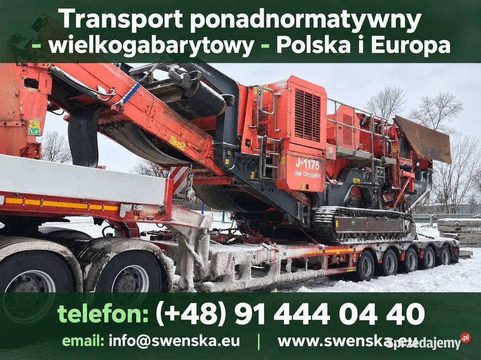 Transport ponadnormatywny wielkogabarytowy Szczecin