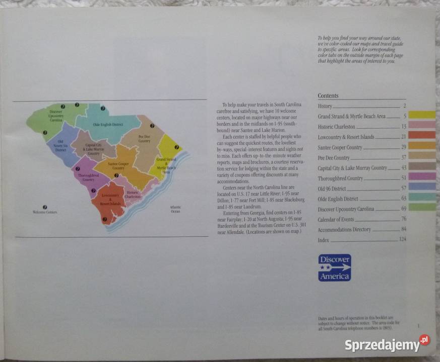 South Carolina foto przewodnik angielsku Warszawa