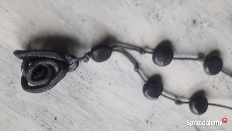 Naszyjnik ceramiczny ręcznie wykonany Otwock