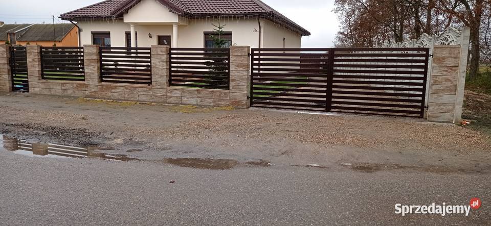 Ogrodzenie palisadowe panelowe nowoczesne Budownictwo i akcesoria Poznań