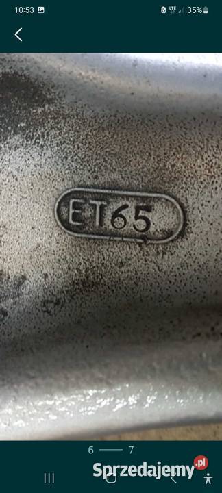 Felga porsche Carrera 911 993 10x18 ET 65 Średnica 18" Kiełczów