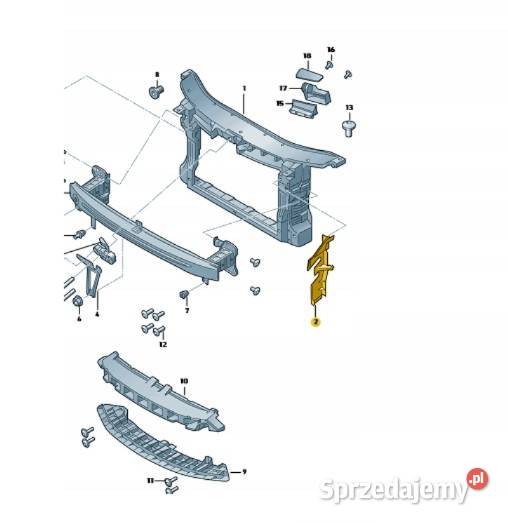 Skoda Superb II Kierownica powietrza lewa osobowe Łódź