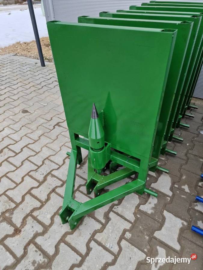 Łuparka świdrowa do drewna stożek 100 MM NOWA Na Rolnictwo Czarna Dolna