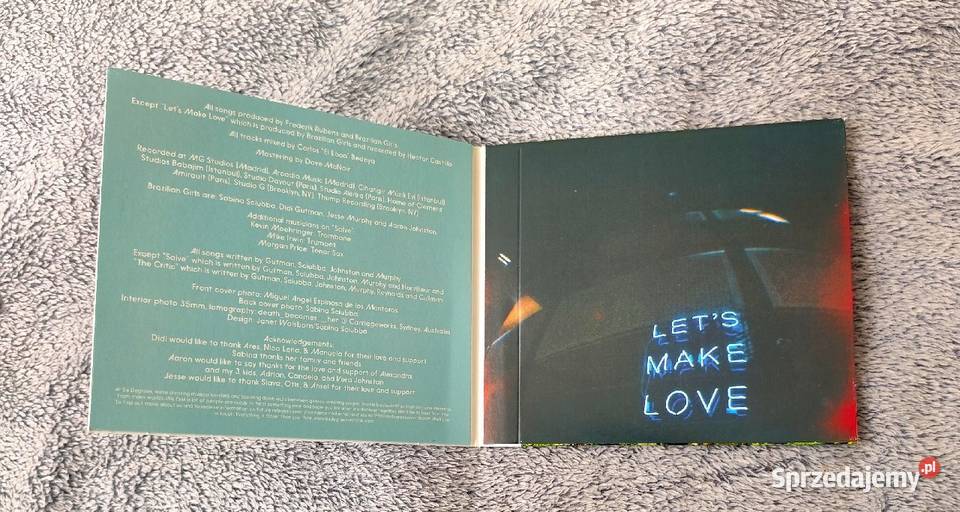 Brazilian Girls Lets Make Love CD electronic pop CD śląskie